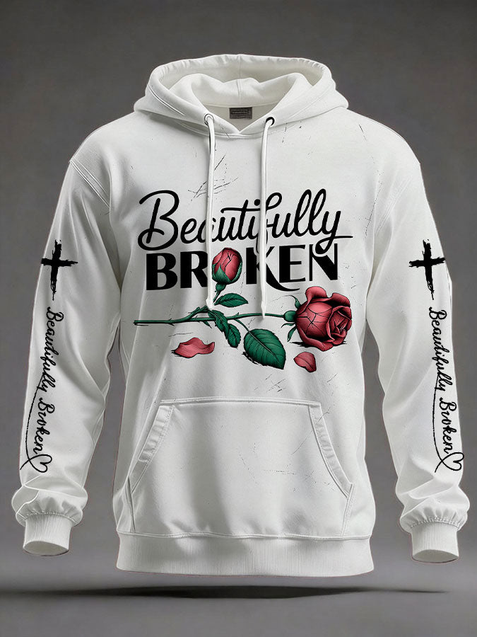 Men's Country Music Print Casual Hoodie