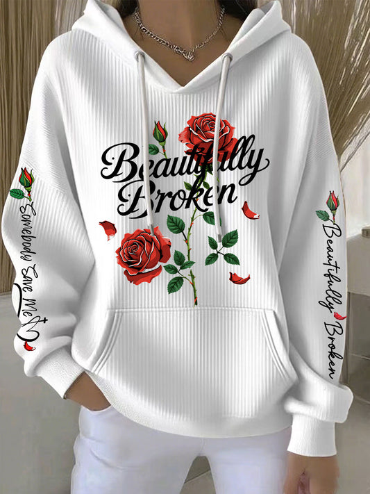 Women's Country Music Print Casual Hoodie
