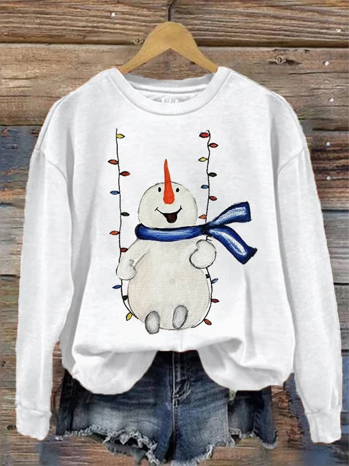 Women's Christmas Print Sweatshirt